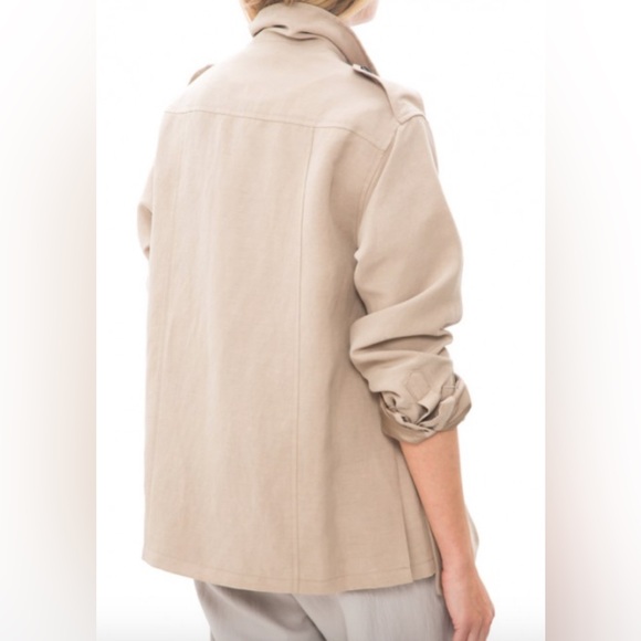 SMYTHE BELLOWS ARMY JACKET - STONE Size XS - Picture 3 of 7